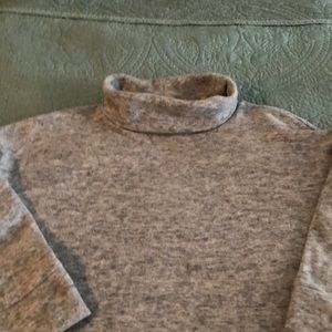 A New Day Size XL Gray Fleece Turtleneck Pullover-Perfect Condition